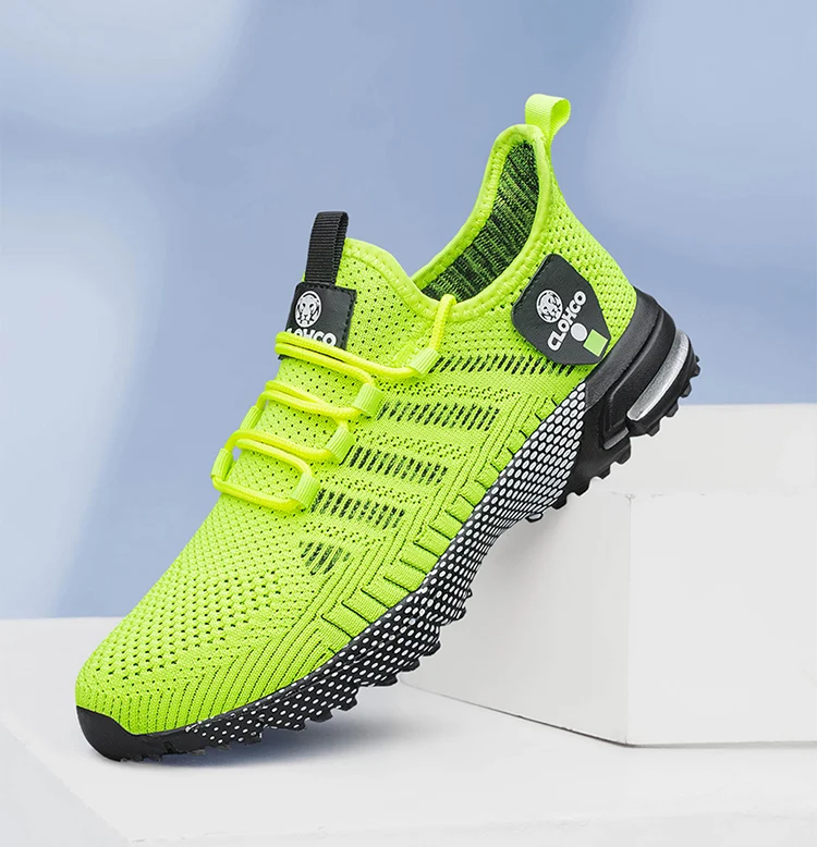 CLOHOO-en's Lightweight Knit Joggers - Breathable Road Running Shoes & Comfortable Daily Walking Sneakers.