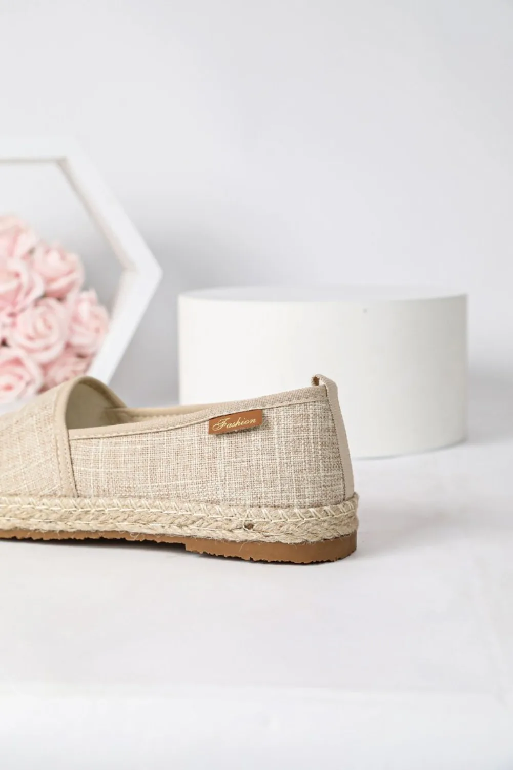 2026 Summer Comfortable Canvas Flat Shoes Women Breathable Non-Slip Espadrille Shoes Solid Color Shallow Casual Flats