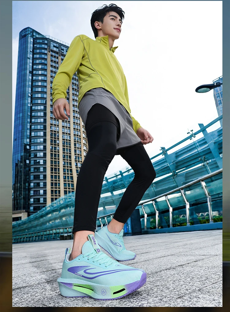 Men Running Shoes Carbon Board Marathon Speciality Sports Breathable Lightweight Women's Comfortable Athletic Chunta Sneakers