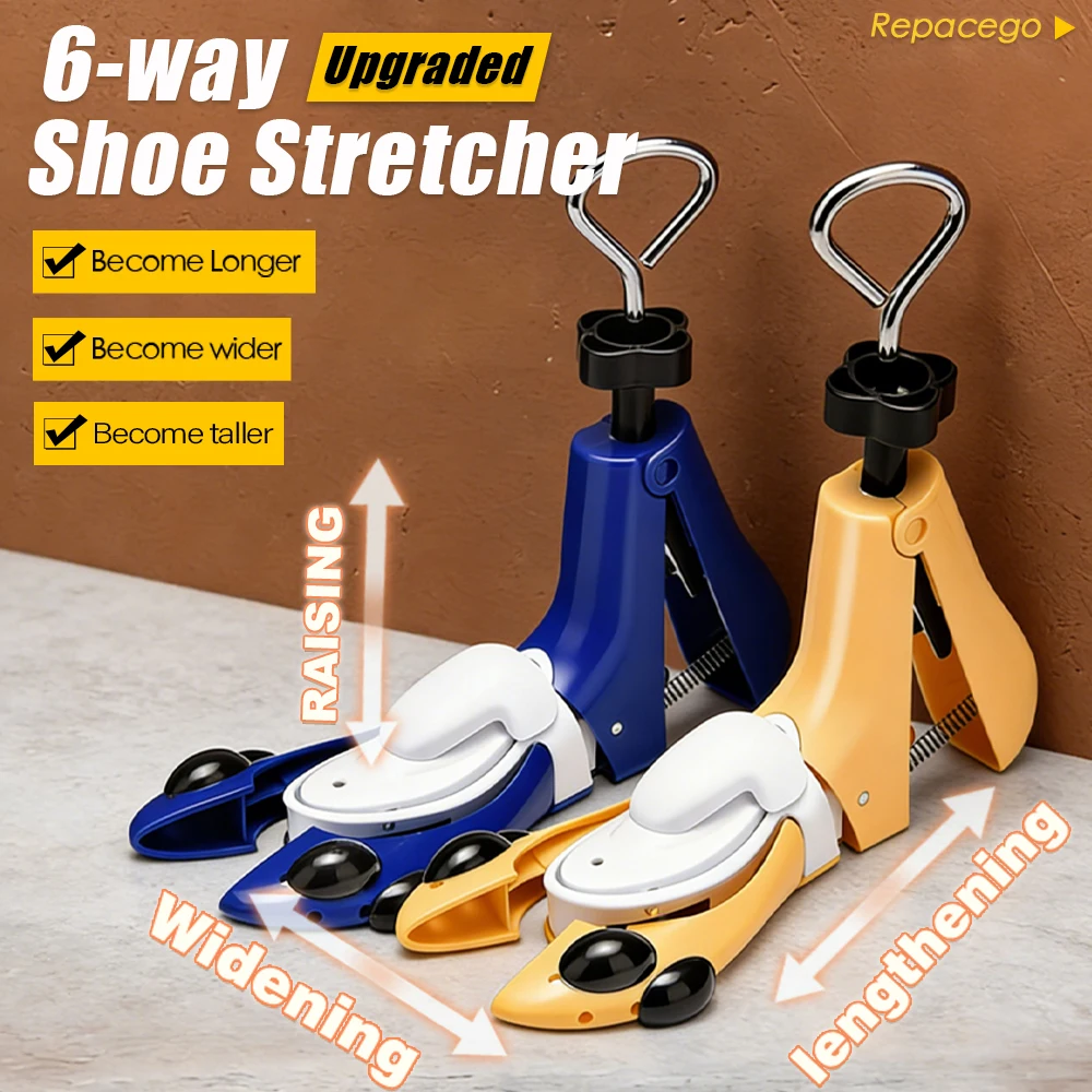 Repacego 1/2 Pcs Shoe Stretcher Shoe Trees Universal Unisex Men Women Adjustable Length Width high low top shoes Extender Keeper