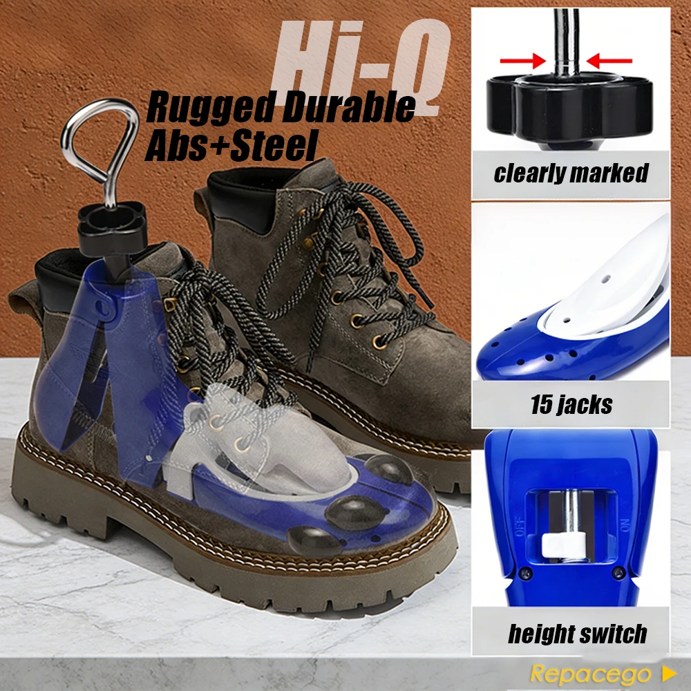 Repacego 1/2 Pcs Shoe Stretcher Shoe Trees Universal Unisex Men Women Adjustable Length Width high low top shoes Extender Keeper