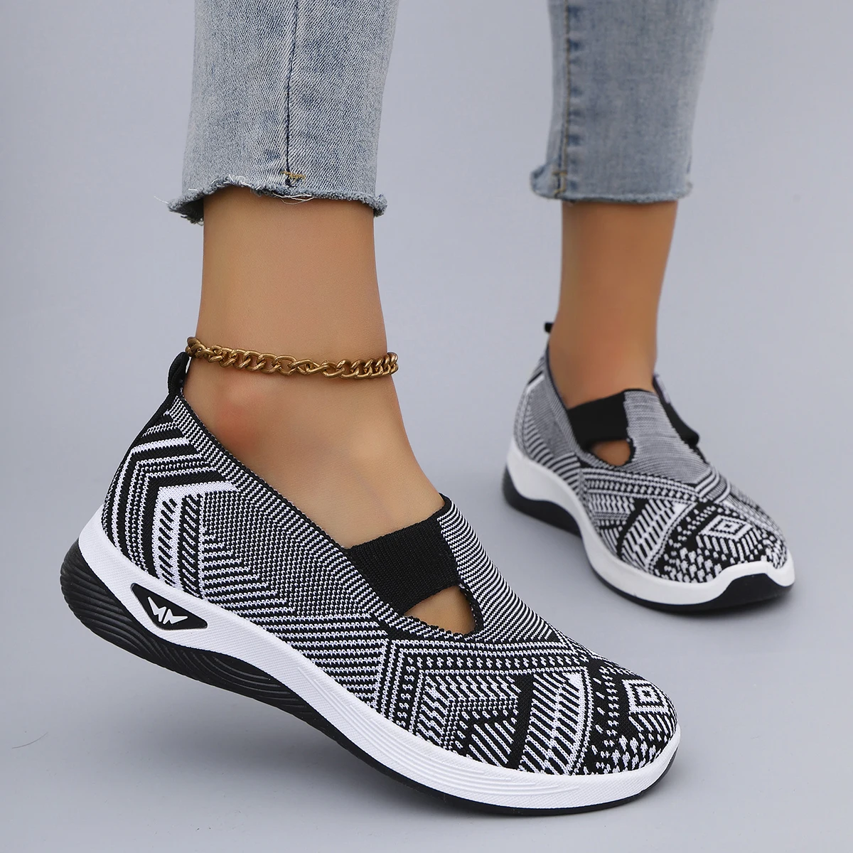 Women's summer breathable mesh flat shoes women's shoes casual sneakers shoes, clearance free shipping