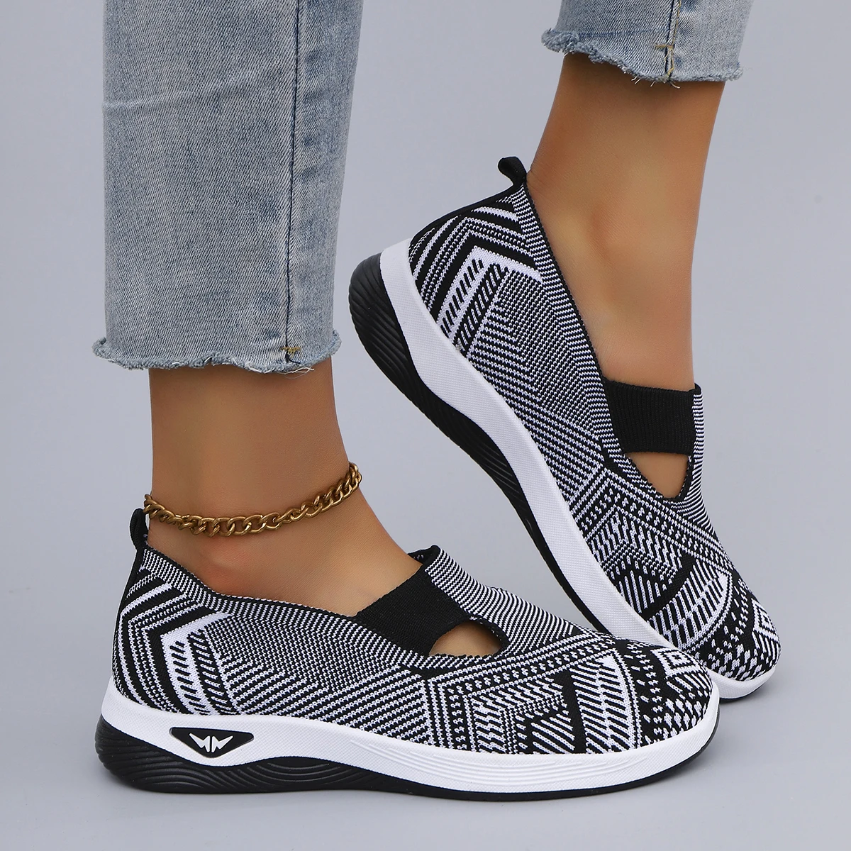 Women's summer breathable mesh flat shoes women's shoes casual sneakers shoes, clearance free shipping
