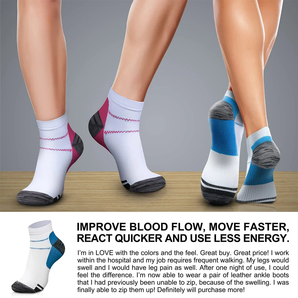 7Pairs/5Pairs Compression Socks Plantar Fasciitis Relief Foot Pads for Women Men Ankle Support Heel Spurs Pain Protector Socks