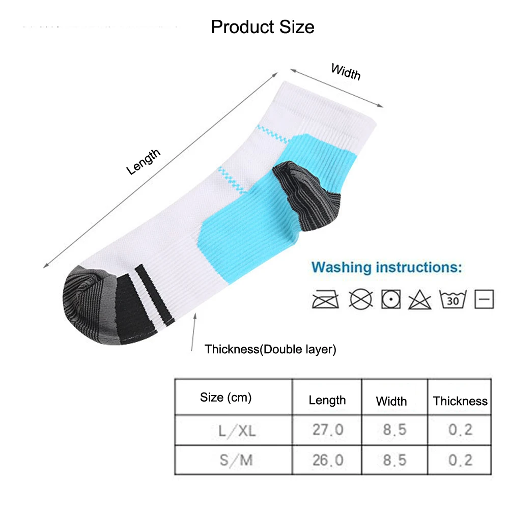 7Pairs/5Pairs Compression Socks Plantar Fasciitis Relief Foot Pads for Women Men Ankle Support Heel Spurs Pain Protector Socks