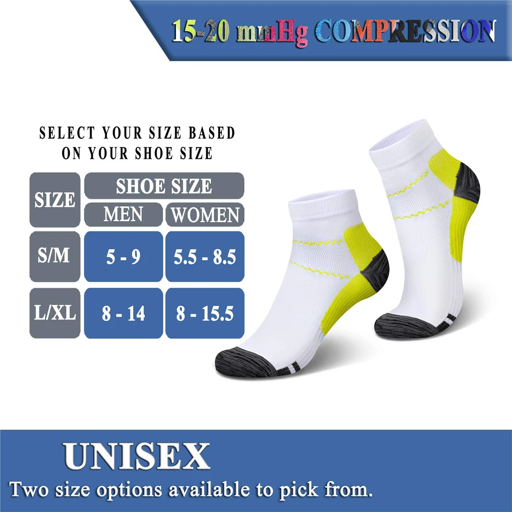 7Pairs/5Pairs Compression Socks Plantar Fasciitis Relief Foot Pads for Women Men Ankle Support Heel Spurs Pain Protector Socks