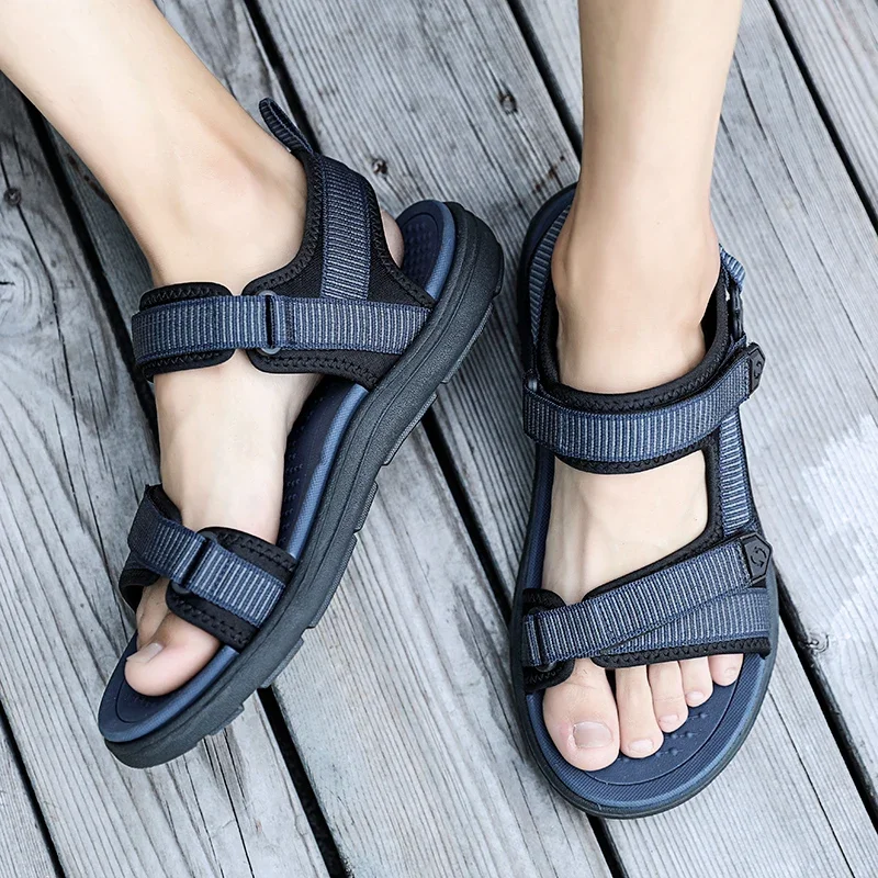 Comfortable Mens Sandals Summer Lightweight Casual Outdoor Beach Holiday Slippers Fashion Breathable Shoes Size40-45