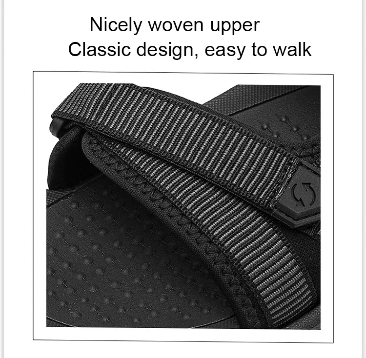 Comfortable Mens Sandals Summer Lightweight Casual Outdoor Beach Holiday Slippers Fashion Breathable Shoes Size40-45