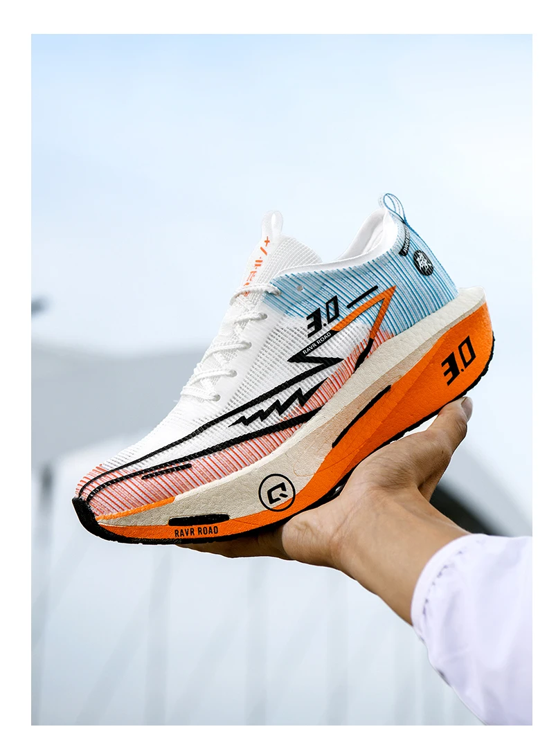 Men Running Shoes Carbon Board Marathon Sports Speciality Breathable Lightweight Women's Comfortable Athletic Nonskid Sneakers