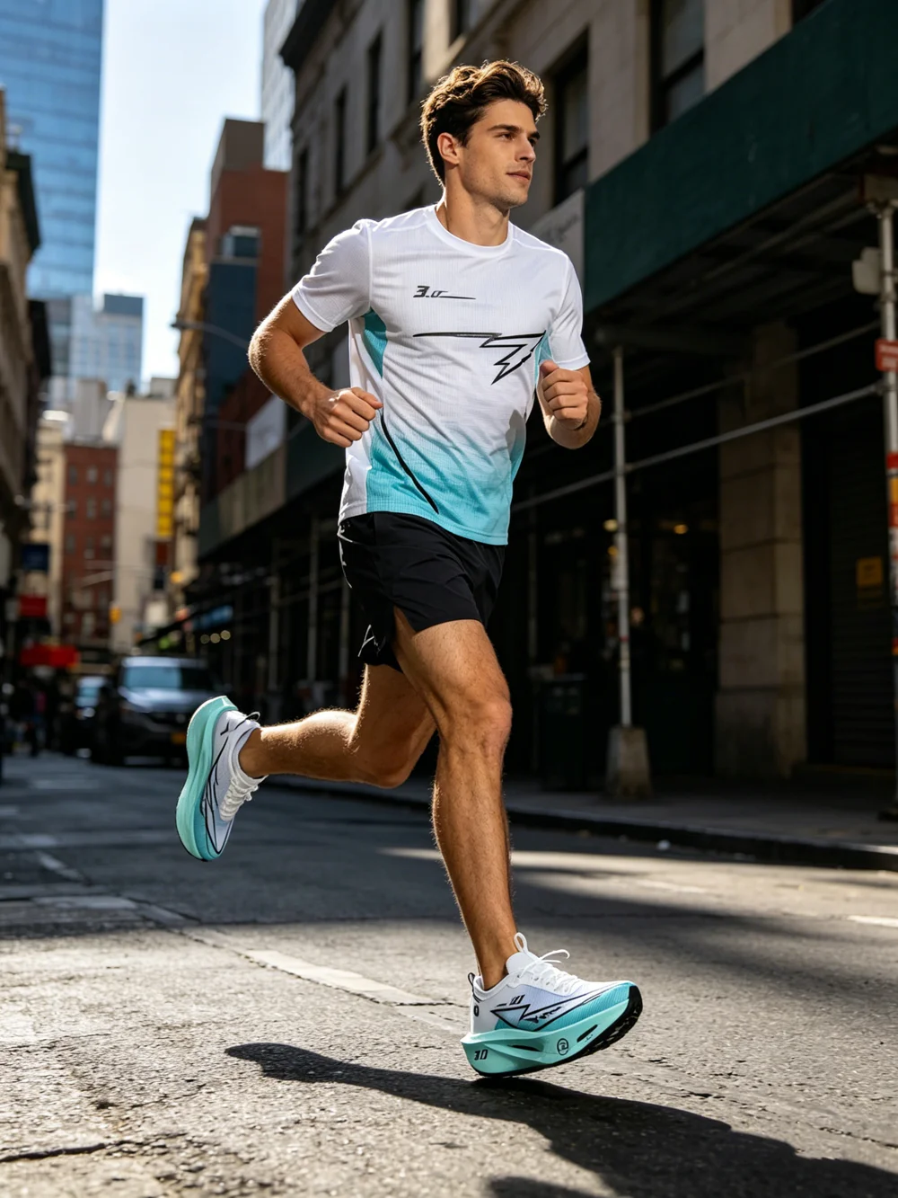 Men Running Shoes Carbon Board Marathon Sports Speciality Breathable Lightweight Women's Comfortable Athletic Nonskid Sneakers