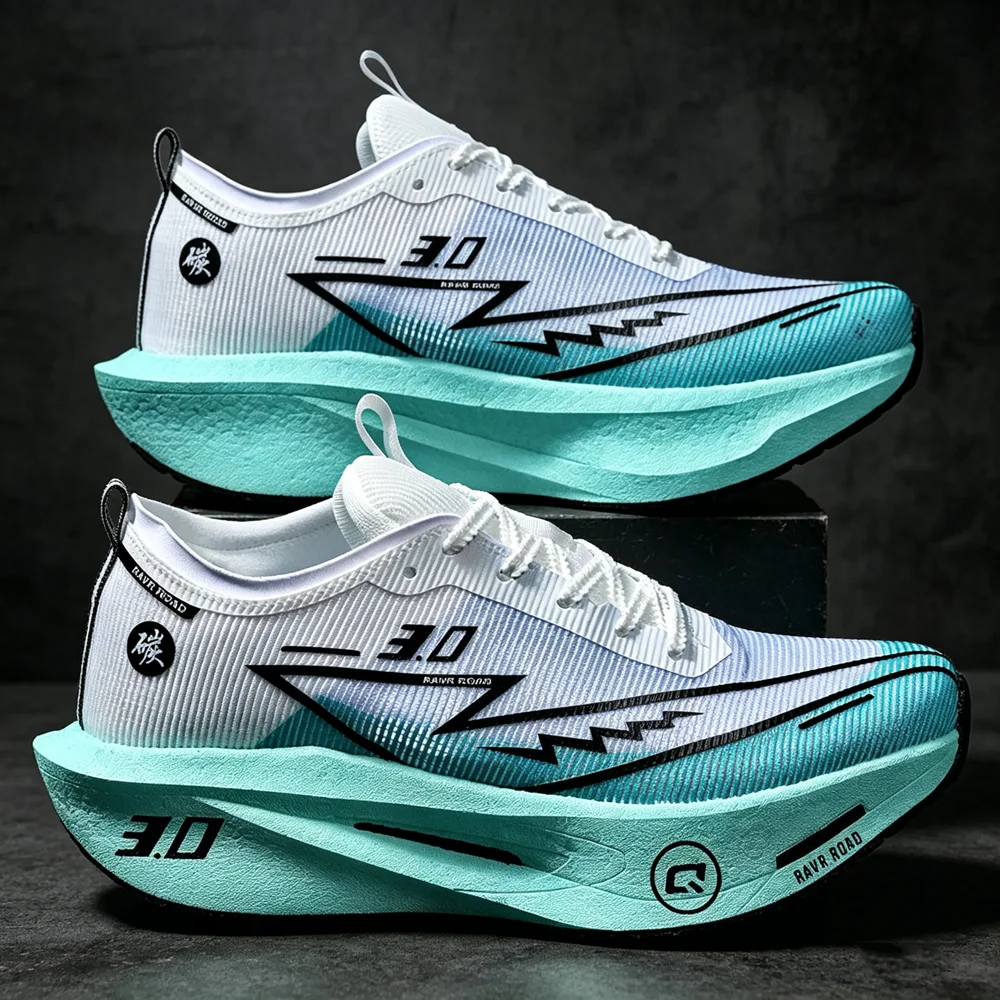 Men Running Shoes Carbon Board Marathon Sports Speciality Breathable Lightweight Women's Comfortable Athletic Nonskid Sneakers