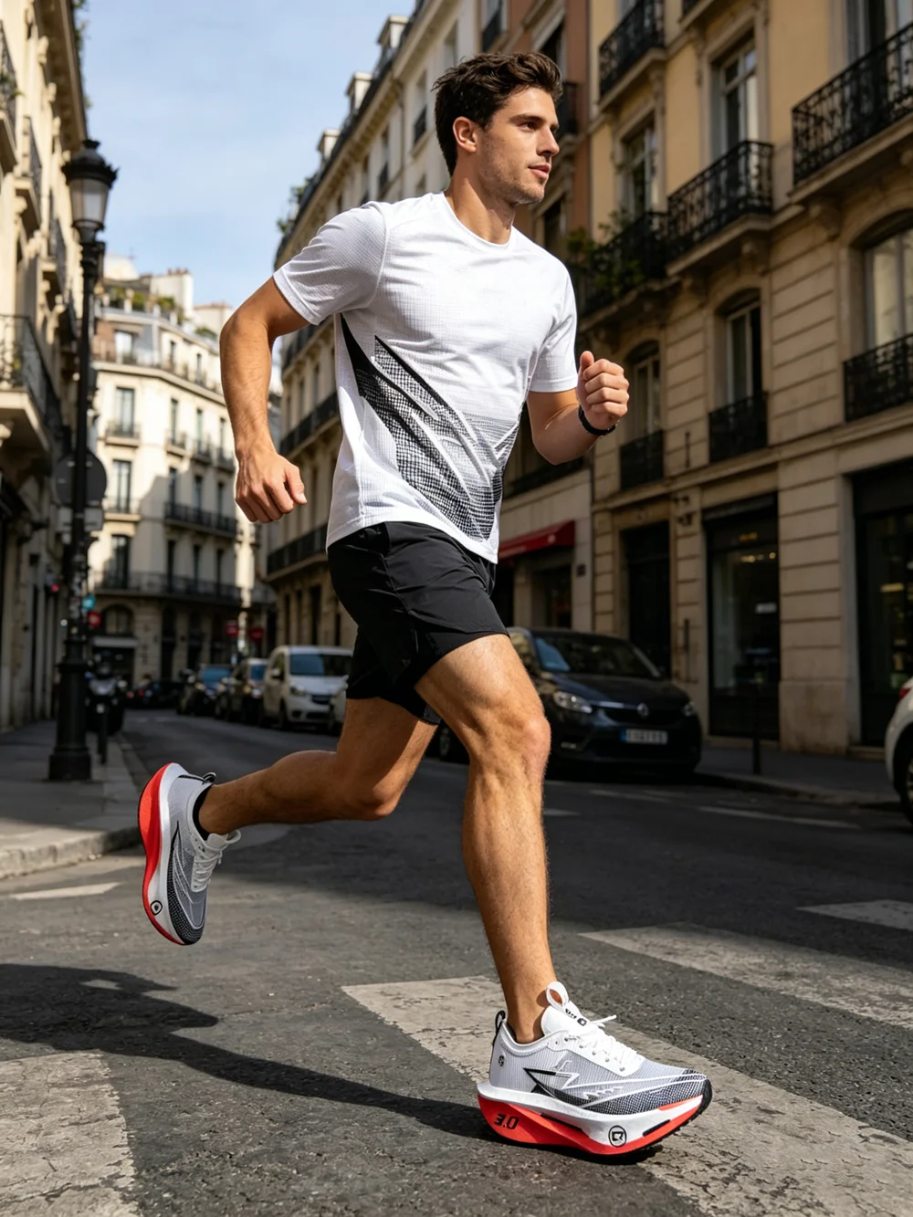 Men Running Shoes Carbon Board Marathon Sports Speciality Breathable Lightweight Women's Comfortable Athletic Nonskid Sneakers