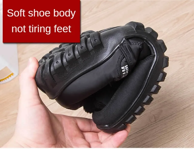 Winter Men Ankle Snow Boots Waterproof Non Slip Shoes for Men Casual Keep Warm Plush Plus Size Couple Footwear Chaussure Homme
