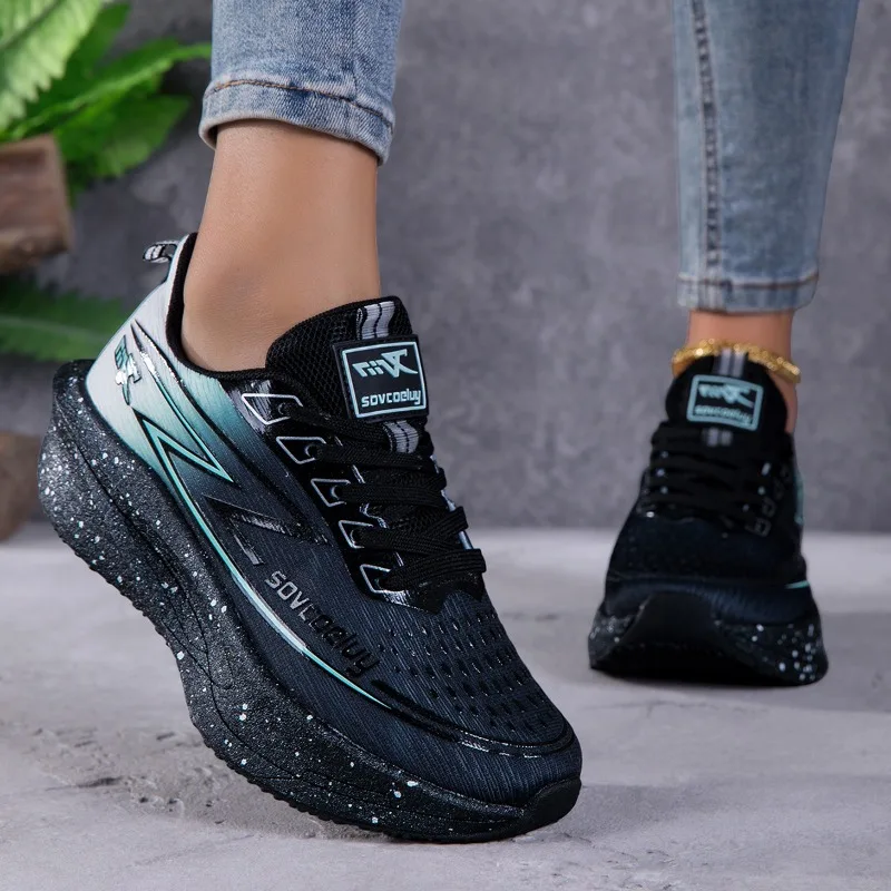 Sneakers Women Shoes Lightweight Breathable Shoes for Women Comfortable Outdoor Walking Black White Zapatillas Mujer Size 36-42