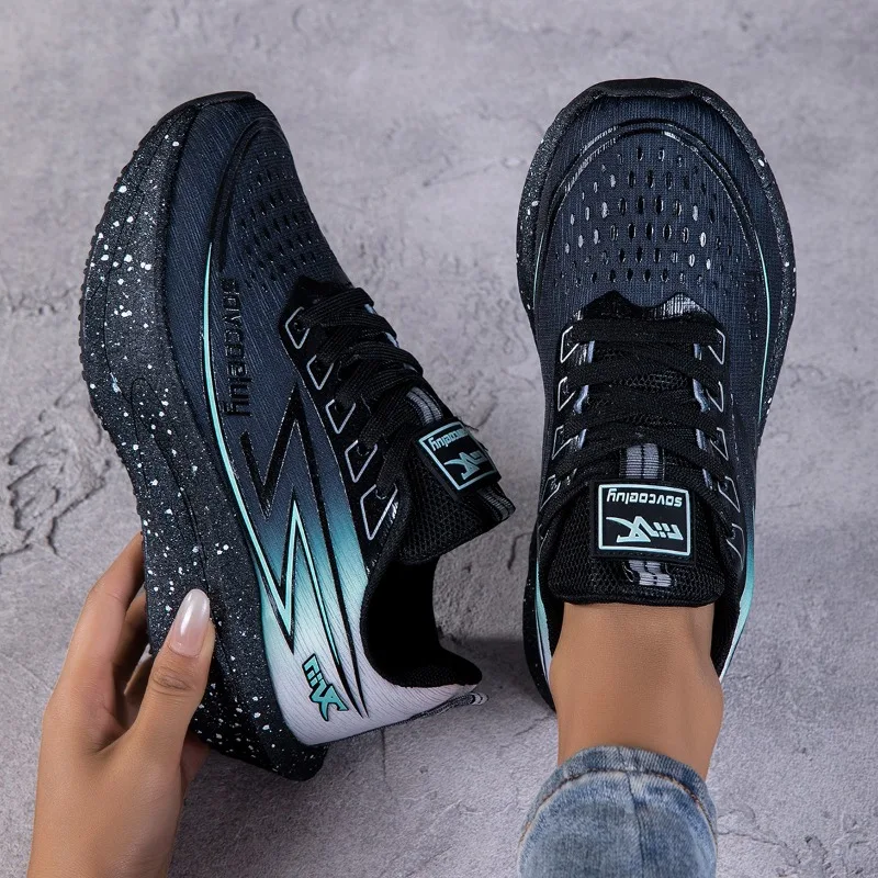 Sneakers Women Shoes Lightweight Breathable Shoes for Women Comfortable Outdoor Walking Black White Zapatillas Mujer Size 36-42