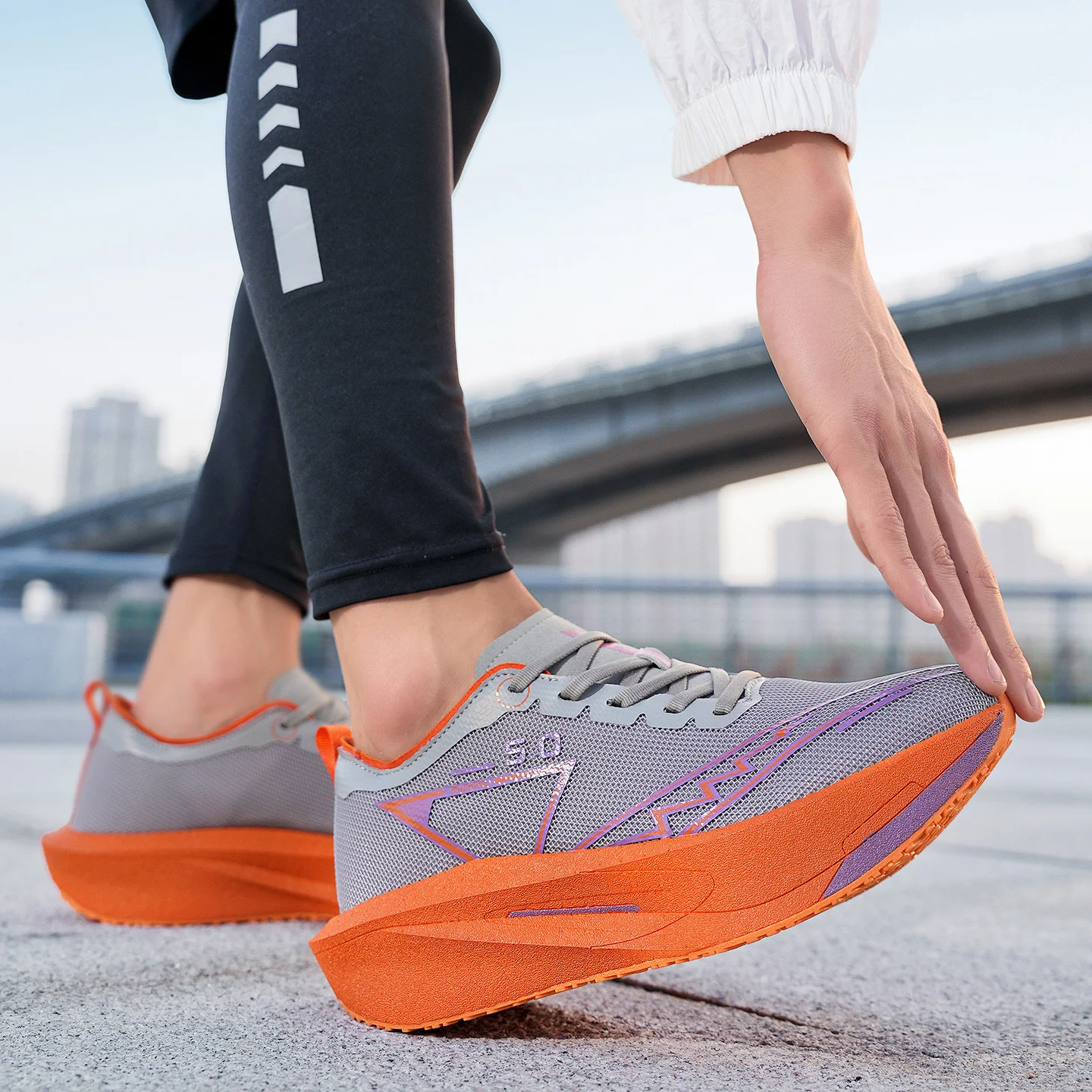 Marathon Men Running Shoes Carbon Board Speciality Sports Breathable Lightweight Women's Comfortable Athletic Chunta Sneakers 5