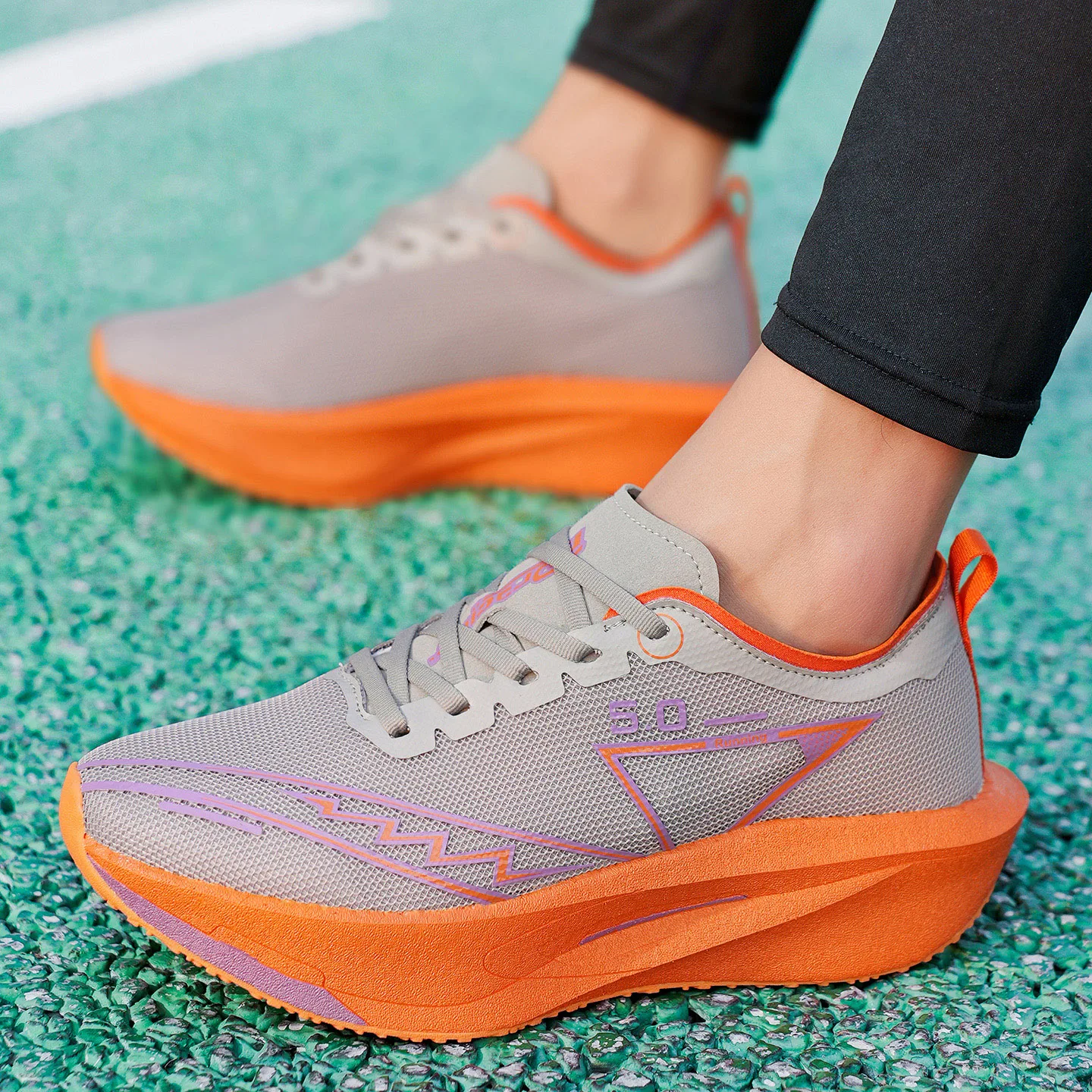 Marathon Men Running Shoes Carbon Board Speciality Sports Breathable Lightweight Women's Comfortable Athletic Chunta Sneakers 5