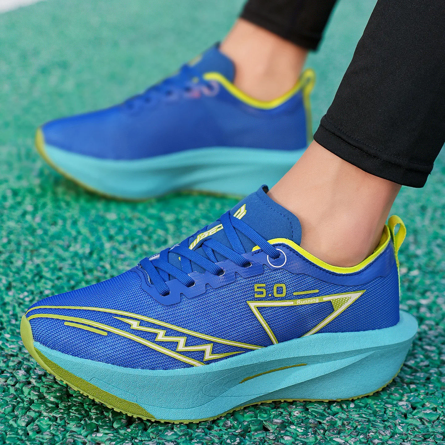 Marathon Men Running Shoes Carbon Board Speciality Sports Breathable Lightweight Women's Comfortable Athletic Chunta Sneakers 5