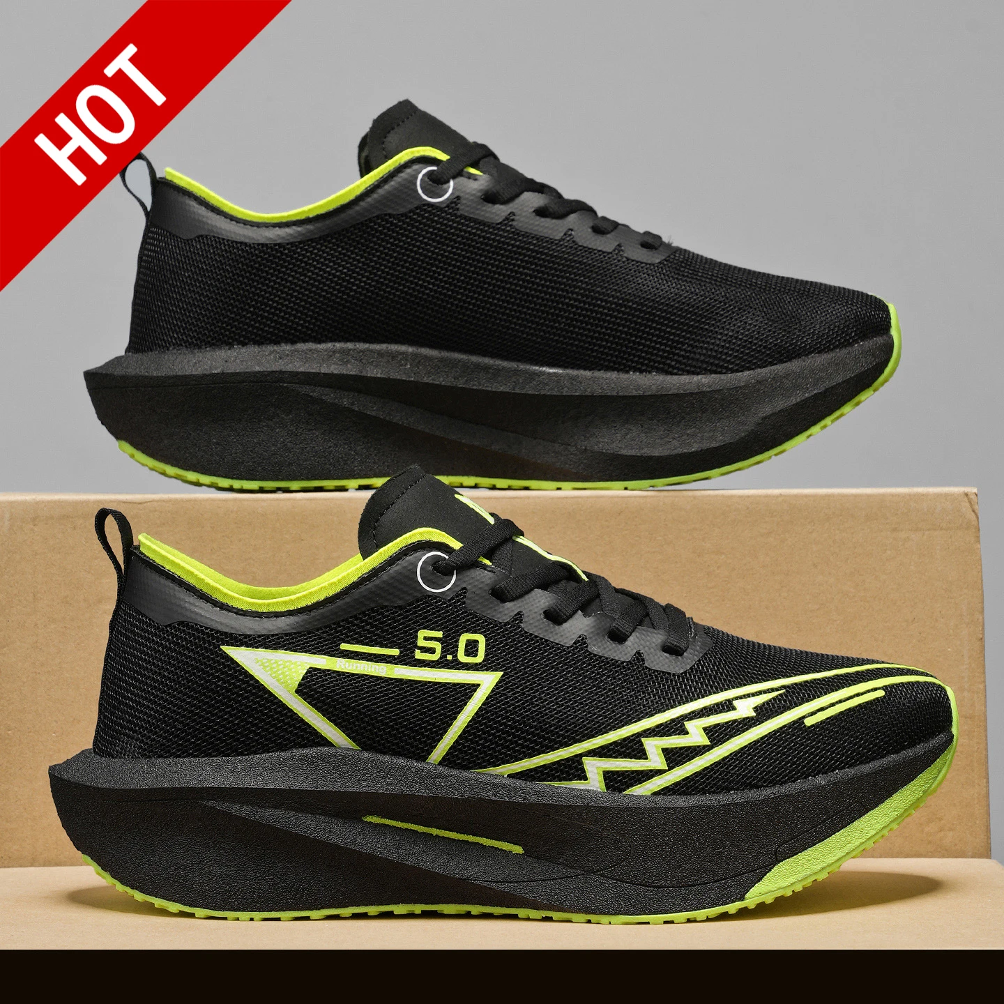 Marathon Men Running Shoes Carbon Board Speciality Sports Breathable Lightweight Women's Comfortable Athletic Chunta Sneakers 5