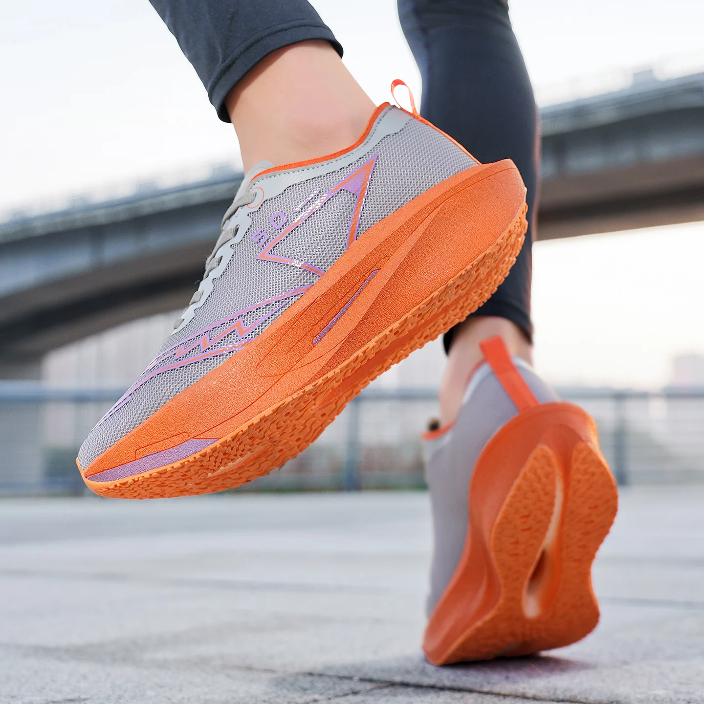 Marathon Men Running Shoes Carbon Board Speciality Sports Breathable Lightweight Women's Comfortable Athletic Chunta Sneakers 5
