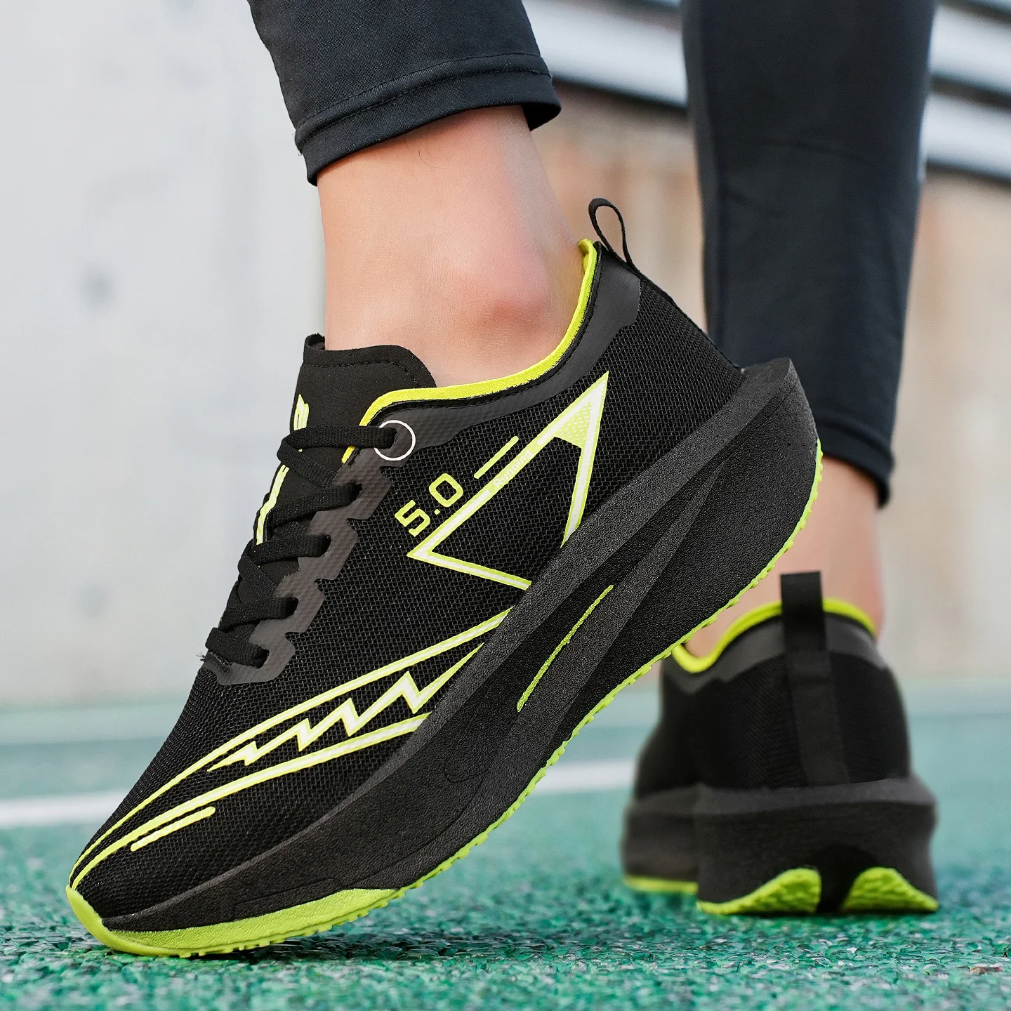 Marathon Men Running Shoes Carbon Board Speciality Sports Breathable Lightweight Women's Comfortable Athletic Chunta Sneakers 5