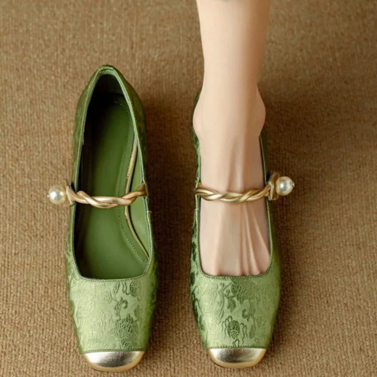 2026 Hot Sale Women's Versatile French Style Shallow Mouth Single Shoes Casual Lightweight Mary Jane Shoes
