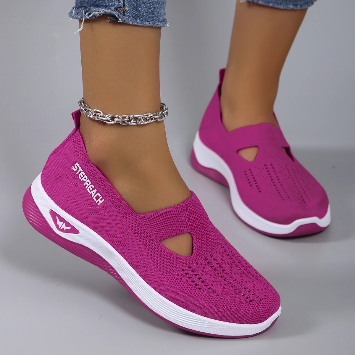 Women's summer breathable mesh flat shoes，women's shoes，casual sneakers shoes, clearance free shipping