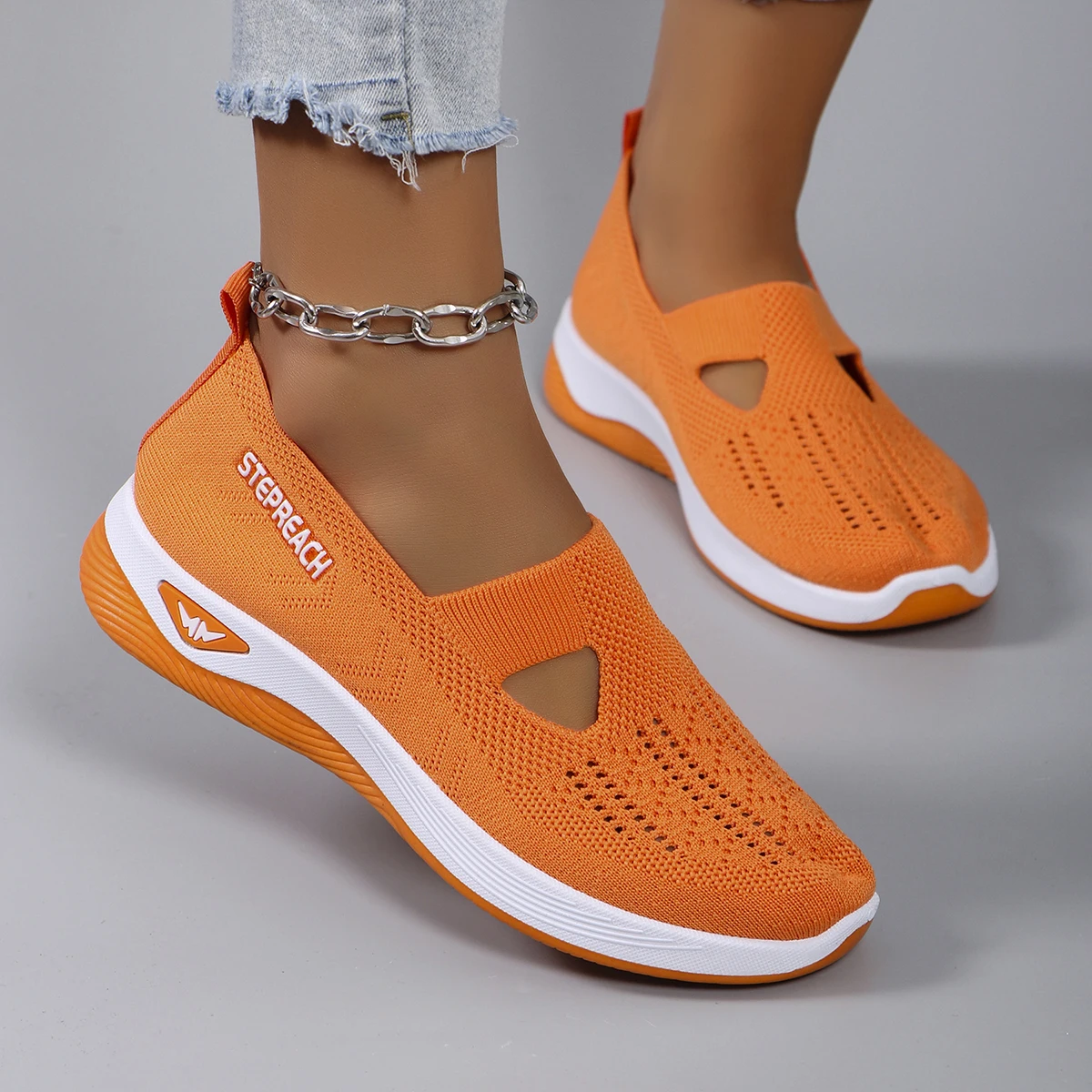 Women's summer breathable mesh flat shoes，women's shoes，casual sneakers shoes, clearance free shipping