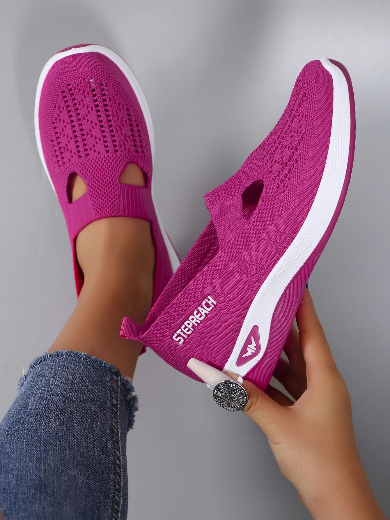Women's summer breathable mesh flat shoes，women's shoes，casual sneakers shoes, clearance free shipping