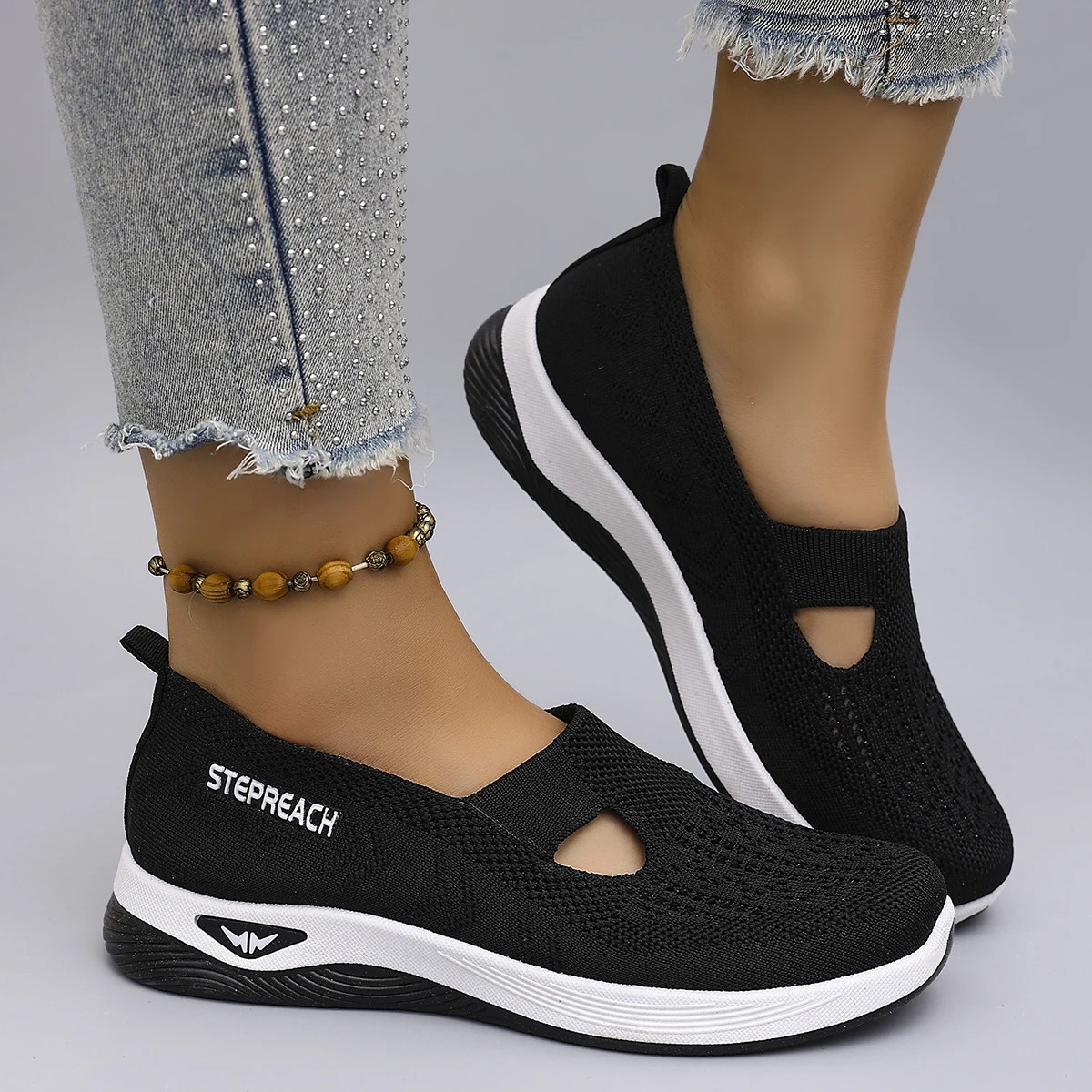 Women's summer breathable mesh flat shoes，women's shoes，casual sneakers shoes, clearance free shipping