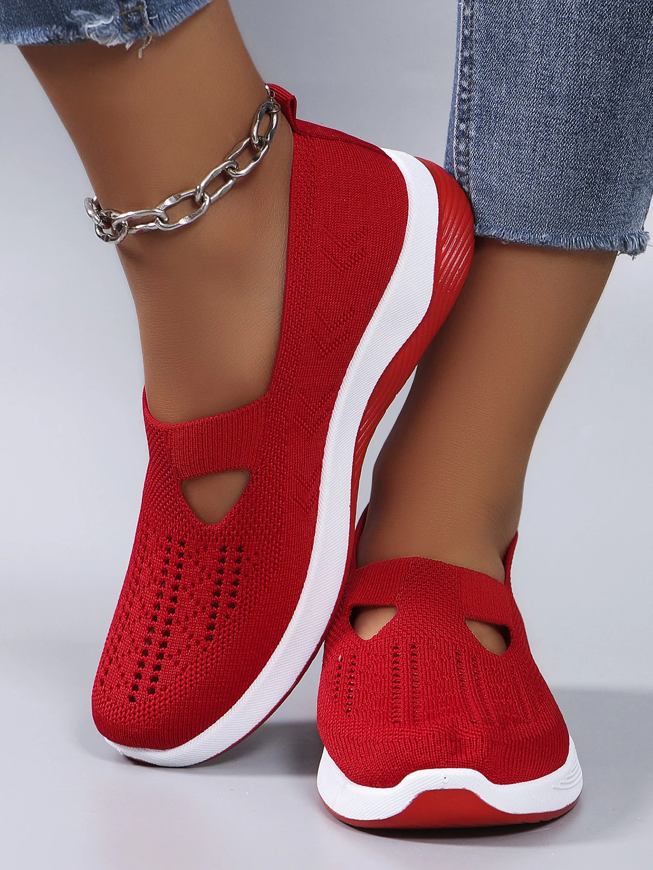 Women's summer breathable mesh flat shoes，women's shoes，casual sneakers shoes, clearance free shipping