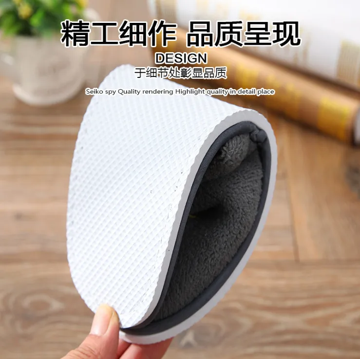 6 Pairs/Lot Winter Slippers Men Women Kids Disposable Hotel Slippers Home Slides Travel Sandals Hospitality Guest Footwear Shoes