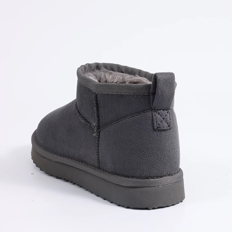 Smile PoP New Winter Cotton Women Boots Warm Suede Women Shoes Casual Plush Mini Cotton Snow Boots Nonslip Furry Ankle Shoes