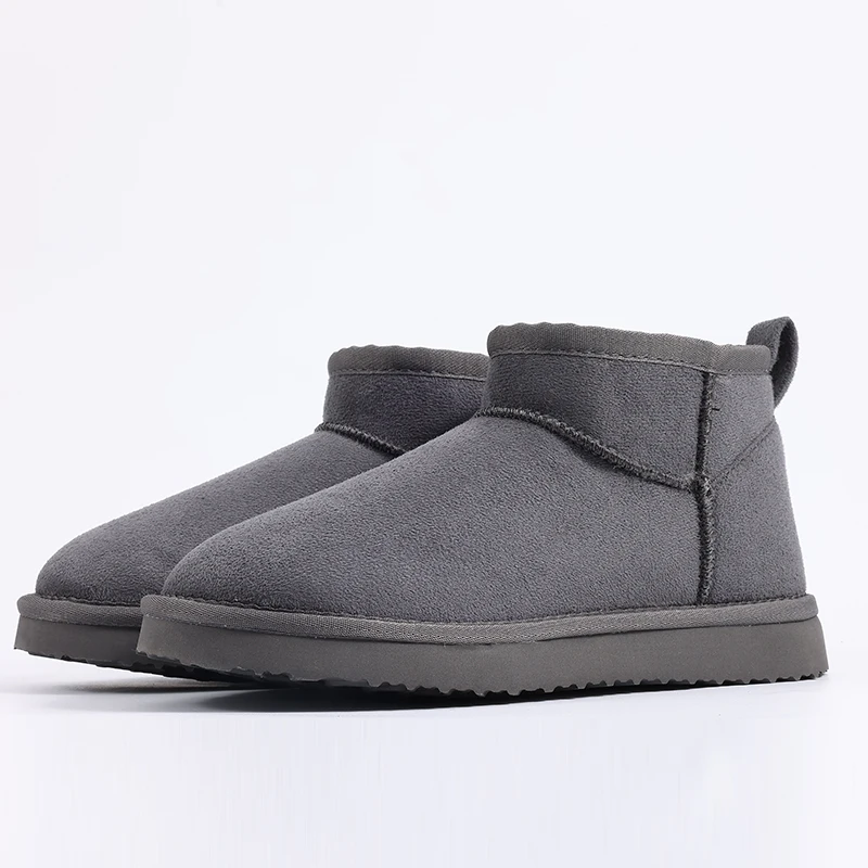 Smile PoP New Winter Cotton Women Boots Warm Suede Women Shoes Casual Plush Mini Cotton Snow Boots Nonslip Furry Ankle Shoes