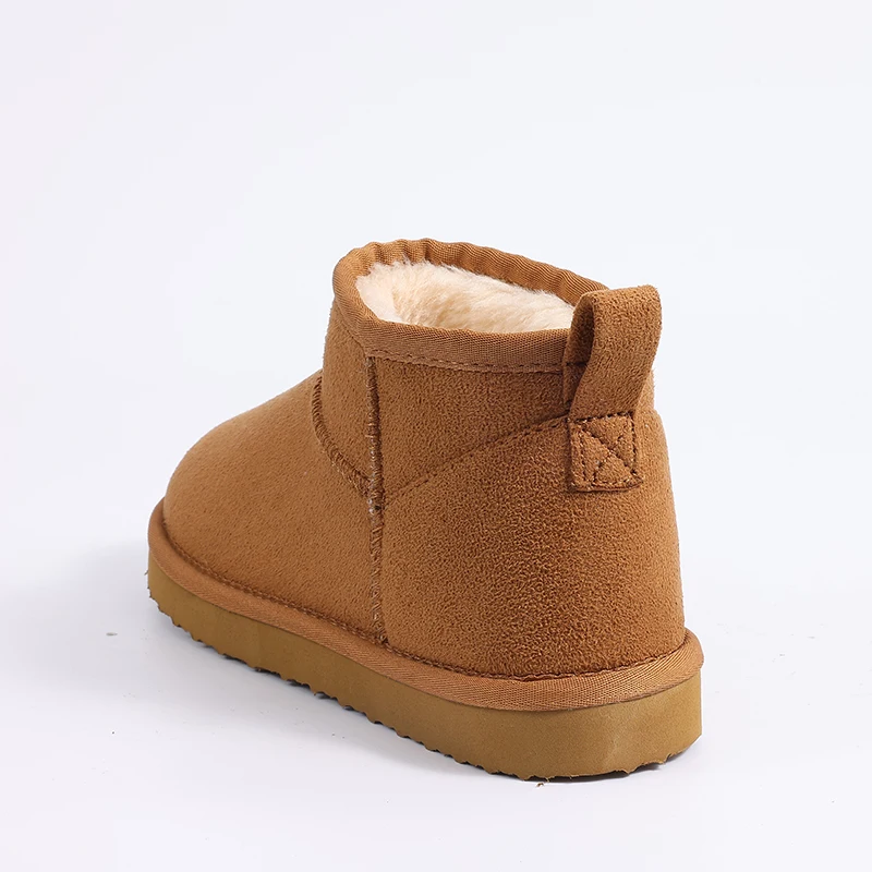 Smile PoP New Winter Cotton Women Boots Warm Suede Women Shoes Casual Plush Mini Cotton Snow Boots Nonslip Furry Ankle Shoes