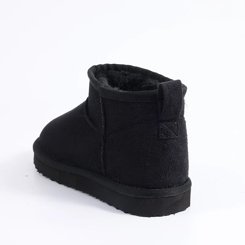 Smile PoP New Winter Cotton Women Boots Warm Suede Women Shoes Casual Plush Mini Cotton Snow Boots Nonslip Furry Ankle Shoes