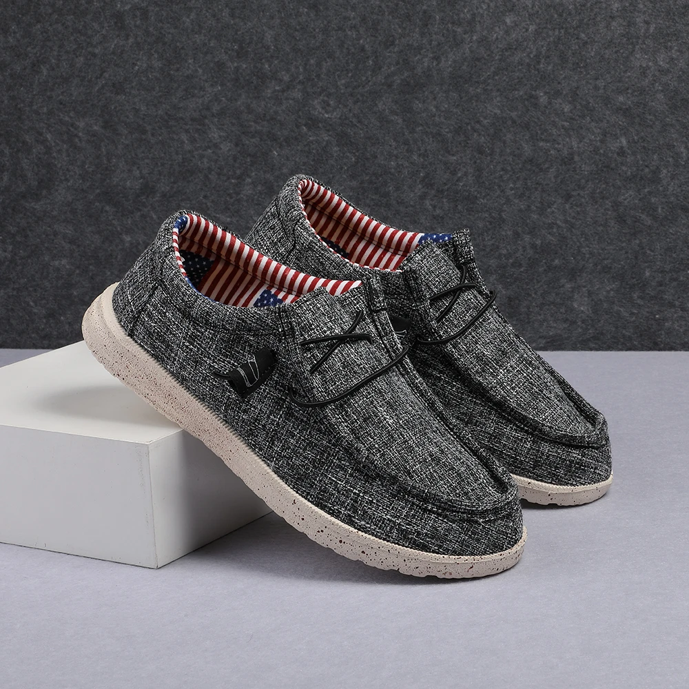 Plus Size Men's Solid Color Breathable Slip On Classic Loafer Shoes Comfy Casual Durable Lightweight Walking Shoes
