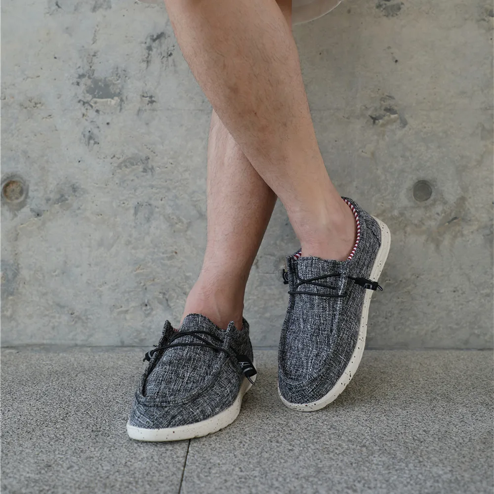 Plus Size Men's Solid Color Breathable Slip On Classic Loafer Shoes Comfy Casual Durable Lightweight Walking Shoes