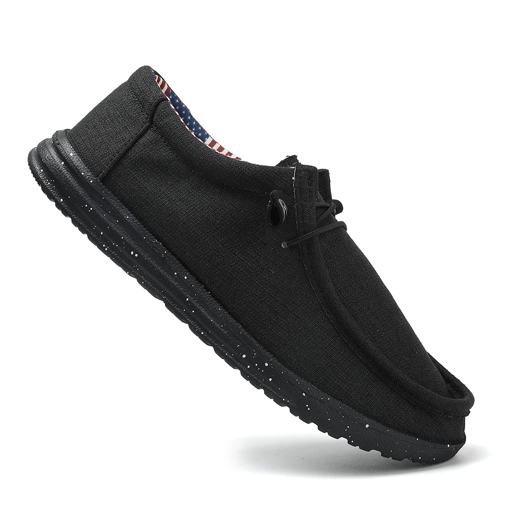 Plus Size Men's Solid Color Breathable Slip On Classic Loafer Shoes Comfy Casual Durable Lightweight Walking Shoes