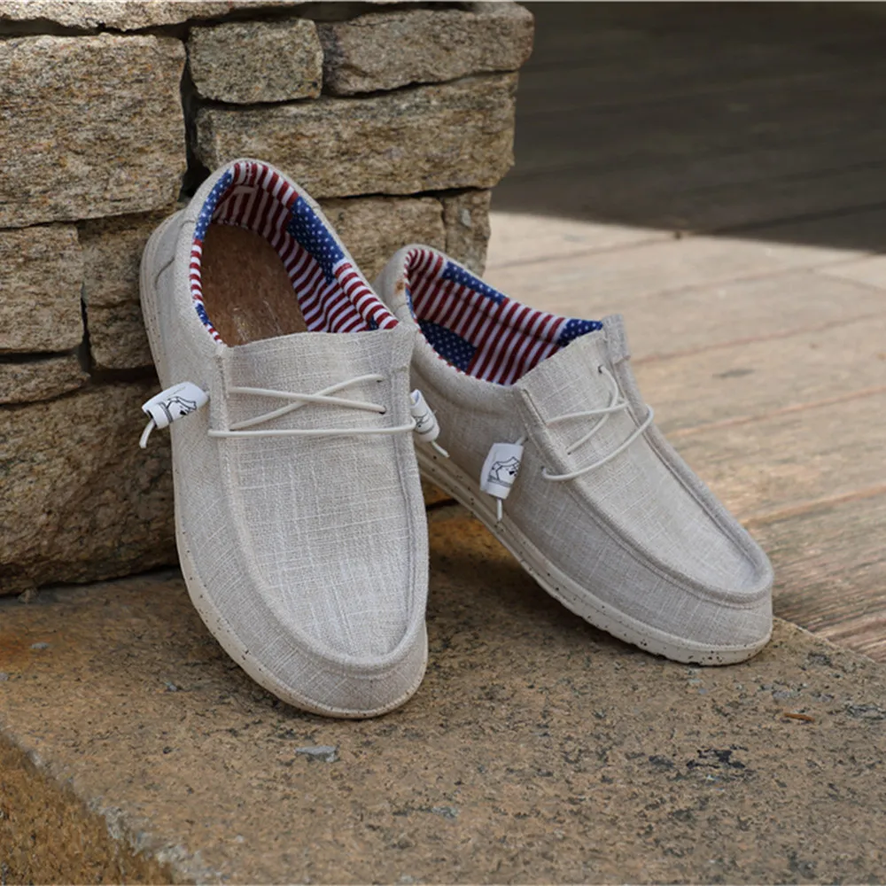 Plus Size Men's Solid Color Breathable Slip On Classic Loafer Shoes Comfy Casual Durable Lightweight Walking Shoes