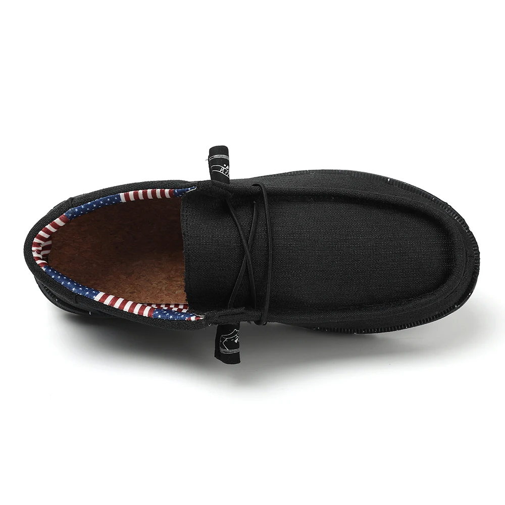 Plus Size Men's Solid Color Breathable Slip On Classic Loafer Shoes Comfy Casual Durable Lightweight Walking Shoes