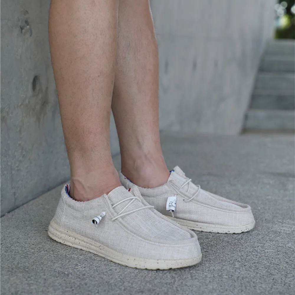 Plus Size Men's Solid Color Breathable Slip On Classic Loafer Shoes Comfy Casual Durable Lightweight Walking Shoes