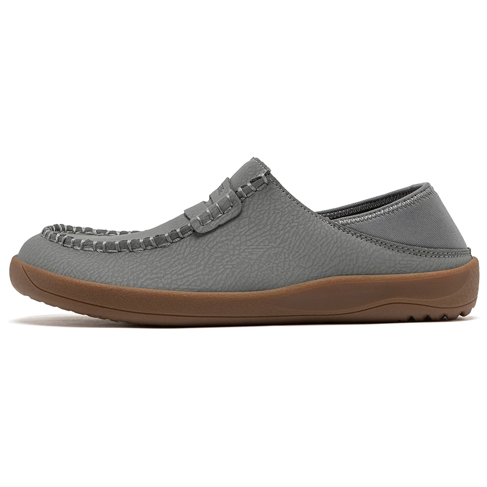 HOBIBEAR Women Barefoot Loafers Wide Width Slip on Lightweight Shoes Comfortable Artificial Leather Flats