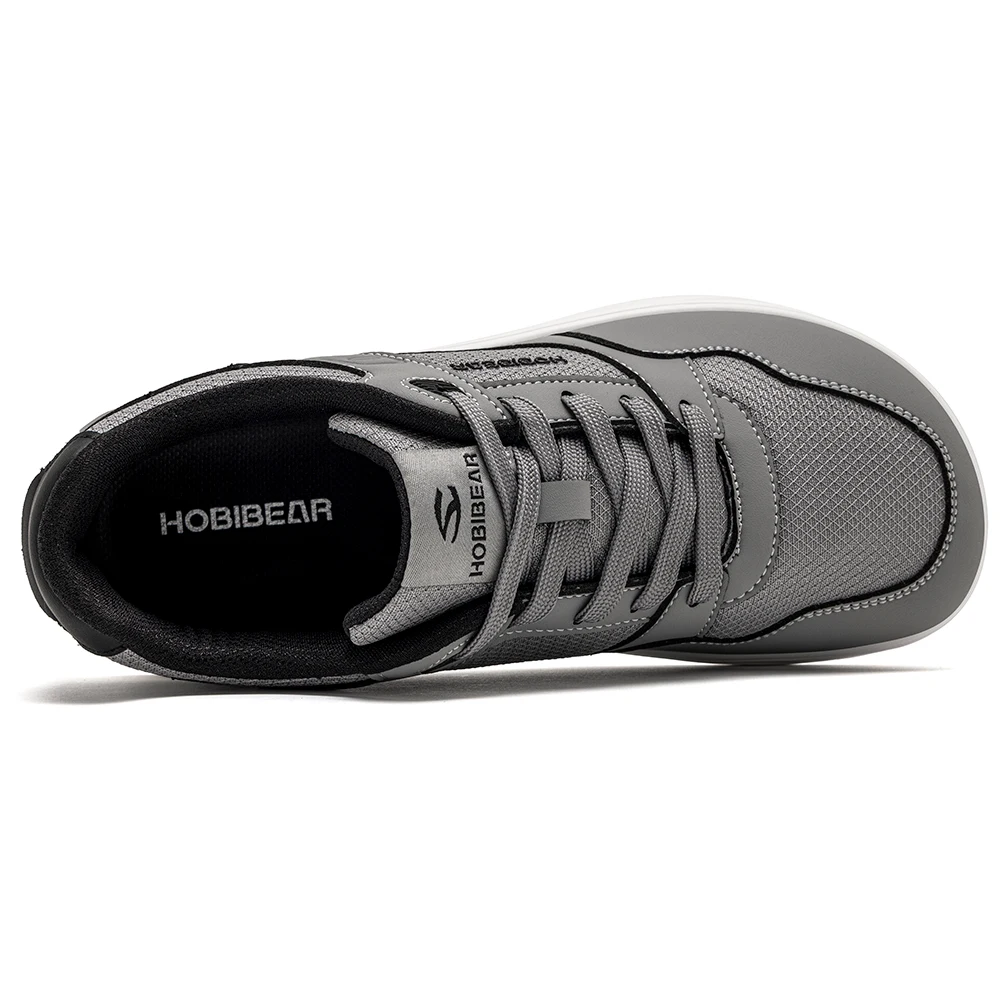 HOBIBEAR Unisex Barefoot Shoes Men Women Wide Toe Walking Sneaker | Zero Drop Sole | Lightweight Lace Up Minimalist Shoes