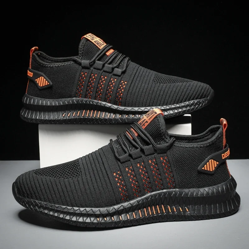 2026 New Fashion Sneakers Lightweight Men Casual Shoes Breathable Male Footwear Lace Up Walking Shoe