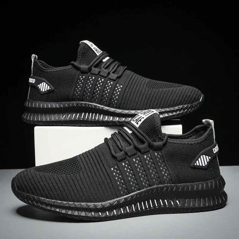 2026 New Fashion Sneakers Lightweight Men Casual Shoes Breathable Male Footwear Lace Up Walking Shoe