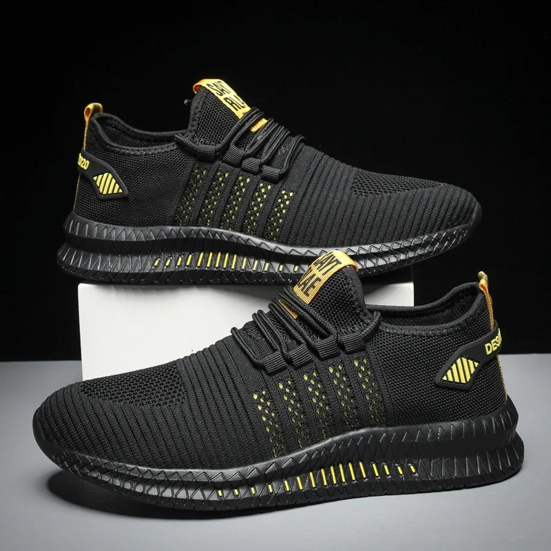 2026 New Fashion Sneakers Lightweight Men Casual Shoes Breathable Male Footwear Lace Up Walking Shoe
