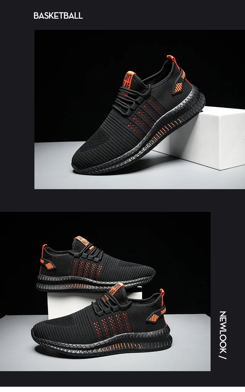 2026 New Fashion Sneakers Lightweight Men Casual Shoes Breathable Male Footwear Lace Up Walking Shoe