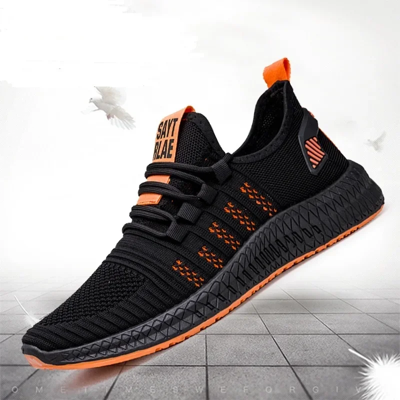 2026 New Fashion Sneakers Lightweight Men Casual Shoes Breathable Male Footwear Lace Up Walking Shoe