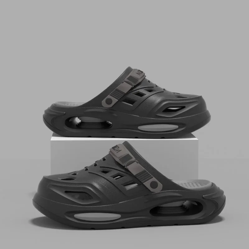 2026 Men's And Women's Cave Shoes Fashion Breathable Sandals With Removable Insoles Non-slip Cushioned Thickened Soft Slippers